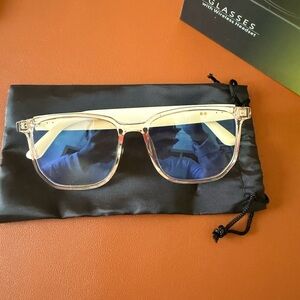 Smart Glasses w/Blue Lens Sunglasses